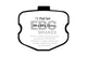 EBC 06-08 Chevrolet Corvette (C6) 7.0 (Z06) Redstuff Front Brake Pads - Burkken Auto Parts