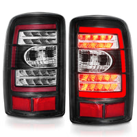 ANZO 2000-2006 Chevrolet Tahoe LED Tail Lights w/ Clear Lens Black Housing - Burkken Auto Parts