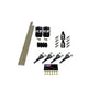 Nitrous Express 4 Cyl Shark Plumb Kit w/2 Solenoids & 75HP Jets Incl Hardware - Burkken Auto Parts