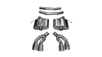 Corsa 2016-2019 Cadillac CTS V Sedan 6.2L V8 2.75in Polished Sport Axle-Back Exhaust - Burkken Auto Parts