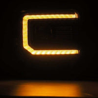 AlphaRex 14-18 GMC Sierra PRO-Series Proj Headlights Plank Alpha Blk w/Activ Light/Seq Signal/DRL - Burkken Auto Parts