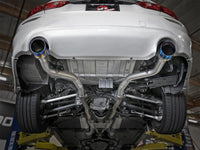 aFe Takeda 2.5in 304 SS Axle-Back Exhaust w/ Blue Flame Tips 16-18 Infiniti Q50 V6-3.0L (tt) - Burkken Auto Parts