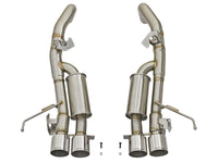 aFe MACHForce XP 3in-2 1/2in Axle Back 304SS Exhaust w/ Polished Tips 14-17 Chevy Corvette V8-6.2L - Burkken Auto Parts