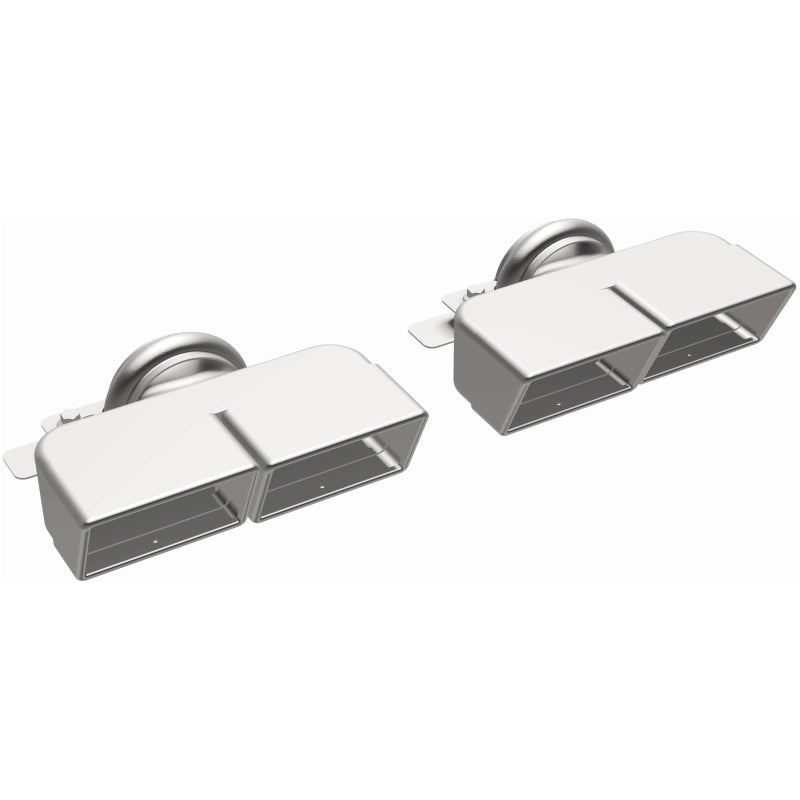 MagnaFlow Tip 1-Set Quad Square - Burkken Auto Parts