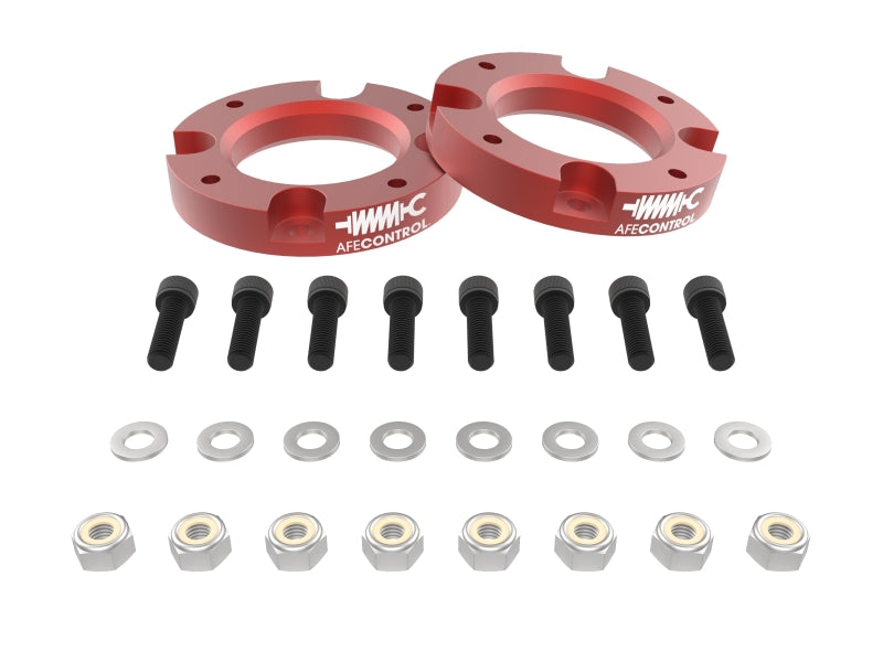 aFe 24-25 Toyota Tacoma CONTROL 1.5in Leveling Kit - Red - Burkken Auto Parts
