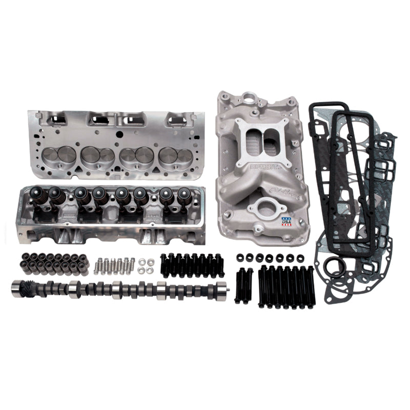 Edelbrock 410Hp Total Power Package Top-End Kit 1955 And Later SB-Chevy - Burkken Auto Parts