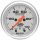 Autometer Ultra-Lite 52mm 0-100 PSI Fuel Pressure w/ Peak Memory Warning Gauge - Burkken Auto Parts