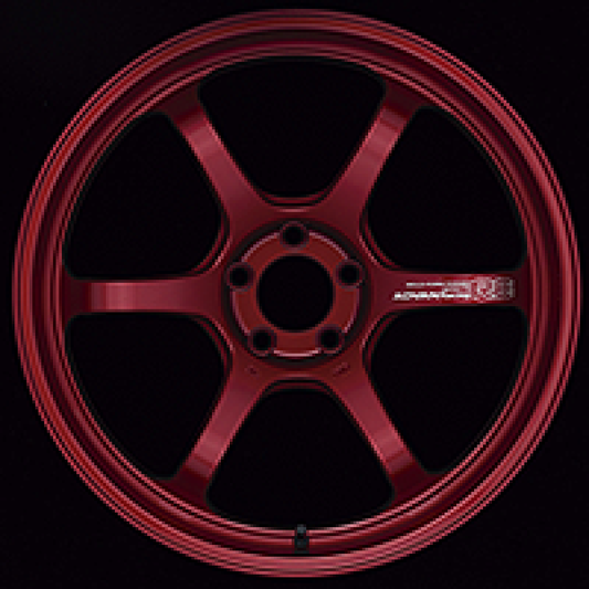 Advan R6 20x9 +48mm 5-112 Racing Candy Red Wheel - Burkken Auto Parts