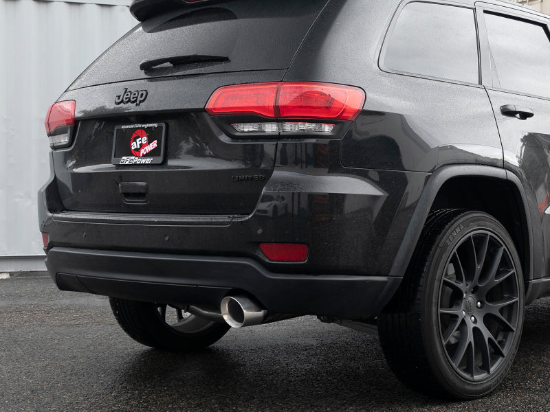 aFe Large Bore HD 3in 304 SS Cat-Back Exhaust w/ Polished Tips 14-19 Jeep Grand Cherokee V6-3.6L - Burkken Auto Parts