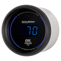 Autometer Cobalt Digital 52.4mm Black 0-100psi Oil Pressure Gauge - Burkken Auto Parts