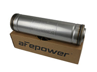 aFe MACH Force-Xp 409 SS Muffler 3in Center/Center 18in L X 5in Dia - Round Body - Burkken Auto Parts