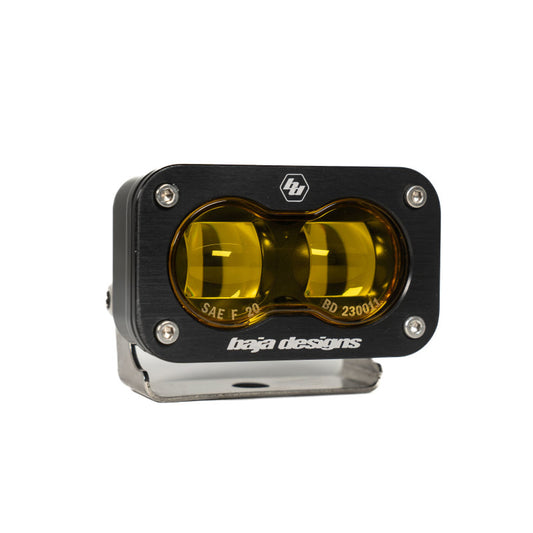 Baja Designs 19-22 Dodge RAM 1500 Rebel / 21-22 1500 TRX S2 SAE Dual Fog Pocket Light Kit - Amber - Burkken Auto Parts