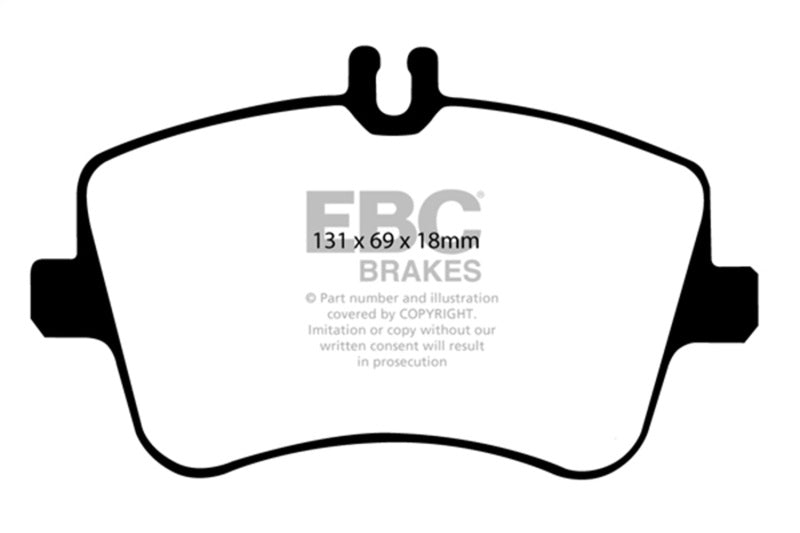 EBC 02-03 Mercedes-Benz C230 (W203) 2.3 Greenstuff Front Brake Pads - Burkken Auto Parts