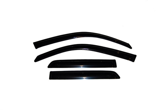 AVS 03-09 Toyota 4Runner Ventvisor Outside Mount Window Deflectors 4pc - Smoke - Burkken Auto Parts