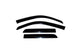 AVS 03-09 Toyota 4Runner Ventvisor Outside Mount Window Deflectors 4pc - Smoke - Burkken Auto Parts