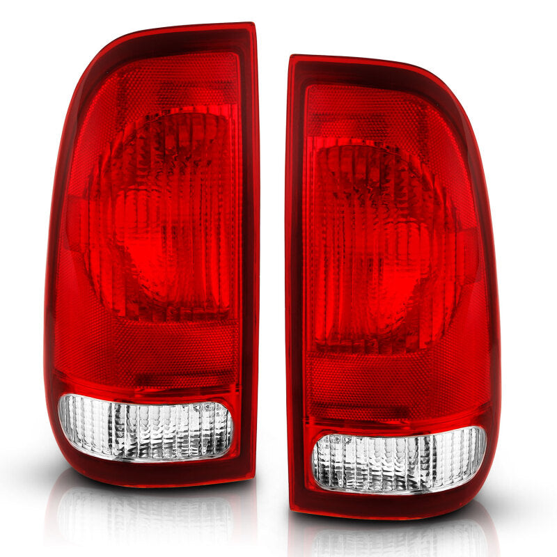 ANZO 1997-2003 Ford F-150 Taillight Red/Clear Lens (OE Replacement) - Burkken Auto Parts