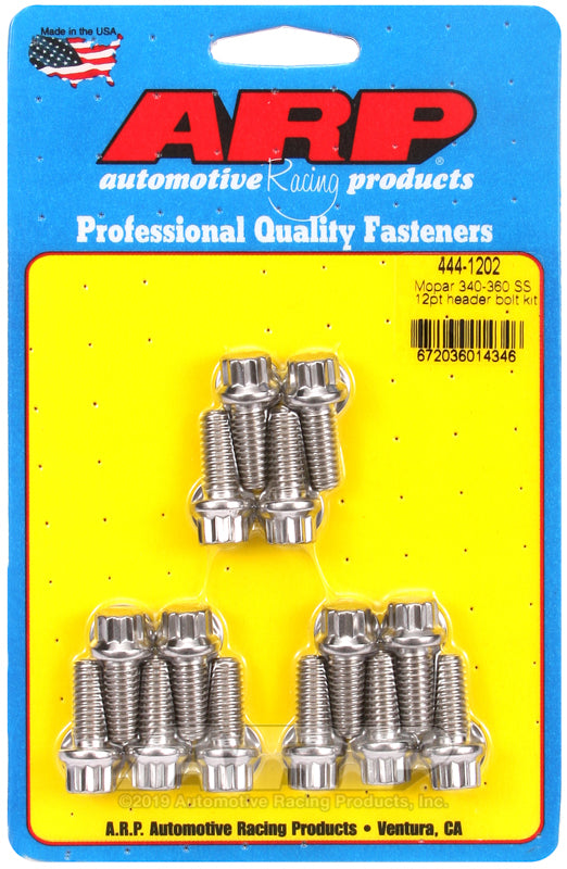 ARP Mopar 340-360 SS 12pt Header Bolt Kit - Burkken Auto Parts