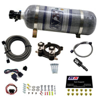 Nitrous Express Ford 2.3L Ecoboost Nitrous Plate Kit w/12lb Bottle - Burkken Auto Parts
