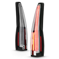 ANZO 2007-2014 Cadillac Escalade Led Taillights Red/Clear - Burkken Auto Parts