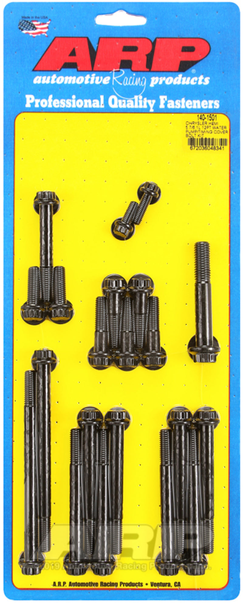 ARP Chrysler Hemi 5.7/6.1L 12pt Water Pump/Timing Cover Bolt Kit - Burkken Auto Parts