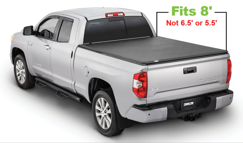 Tonno Pro 07-13 Toyota Tundra (w/o Utility Track Sys) 8ft. 2in. Bed Tonno Fold Tonneau Cover - Burkken Auto Parts
