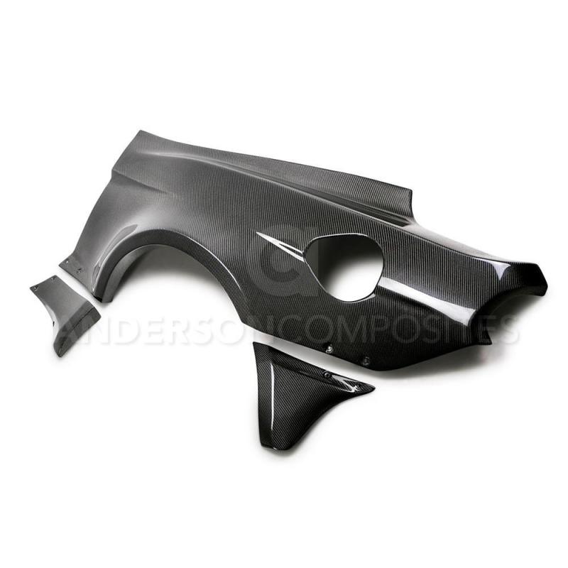Anderson Composites 15-17 Ford Mustang Type-JTP Fender Flares (10 Piece Set) - Burkken Auto Parts