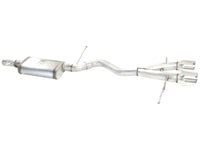 aFe MACHForce XP 2-1/2in SS-304 Cat-Back Exhausts w/ Polished Dual Tips 2008 VW Golf R32 V6-3.2L MKV - Burkken Auto Parts
