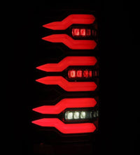 AlphaRex 99-06 Chevrolet Silverado/99-06 GMC Sierra LUXX-Series LED Tail Lights - Black - Burkken Auto Parts