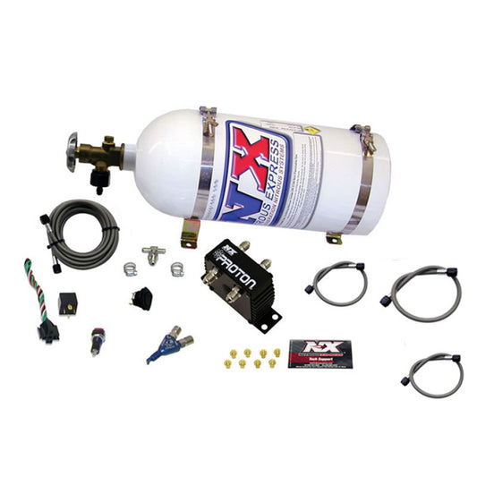 Nitrous Express Proton Series Nitrous Kit w/10lb Bottle - Burkken Auto Parts