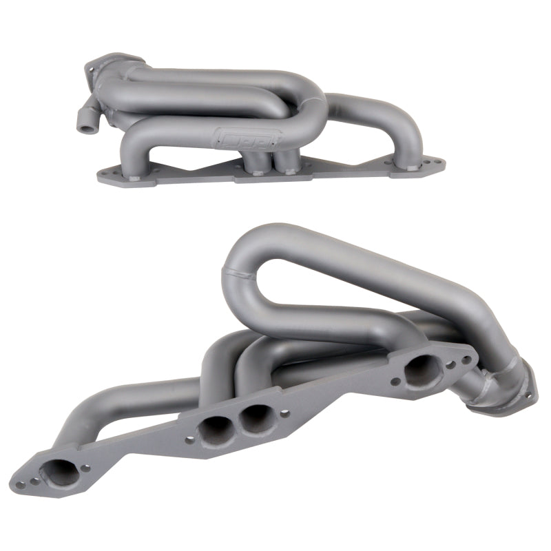 BBK 96-98 GM Truck SUV 5.0 5.7 Shorty Tuned Length Exhaust Headers - 1-5/8 Titanium Ceramic - Burkken Auto Parts
