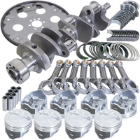 Eagle Chevy LT1350 1Pc 3.750in Crank 5.700in I-Beam 4.060in Pistons 168 Tooth FP Balanced Assembly - Burkken Auto Parts