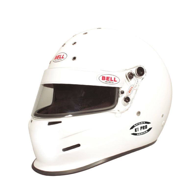 Bell K1 Pro SA2020 V15 Brus Helmet - Size 54-55 (White) - Burkken Auto Parts