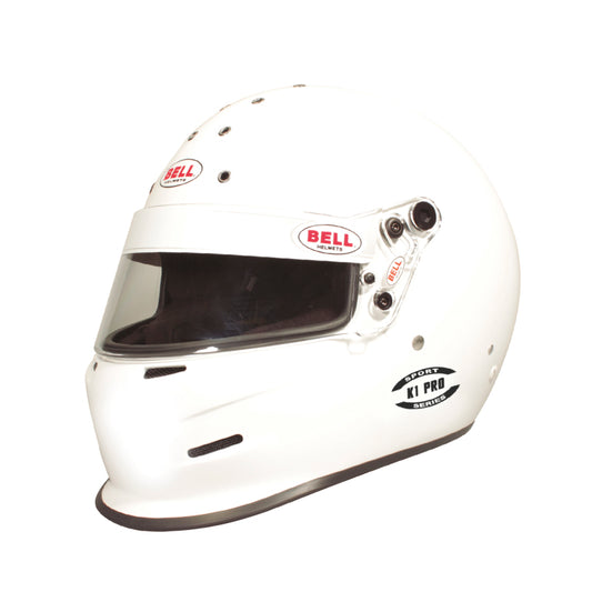 Bell K1 Pro SA2020 V15 Brus Helmet - Size 54-55 (White) - Burkken Auto Parts