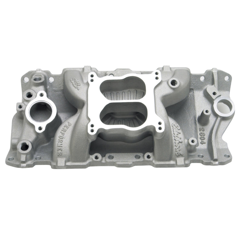 Edelbrock Intake Manifold Performer Air-Gap S/B Chevy 87-95 STD Flange/Sprdbore - Burkken Auto Parts