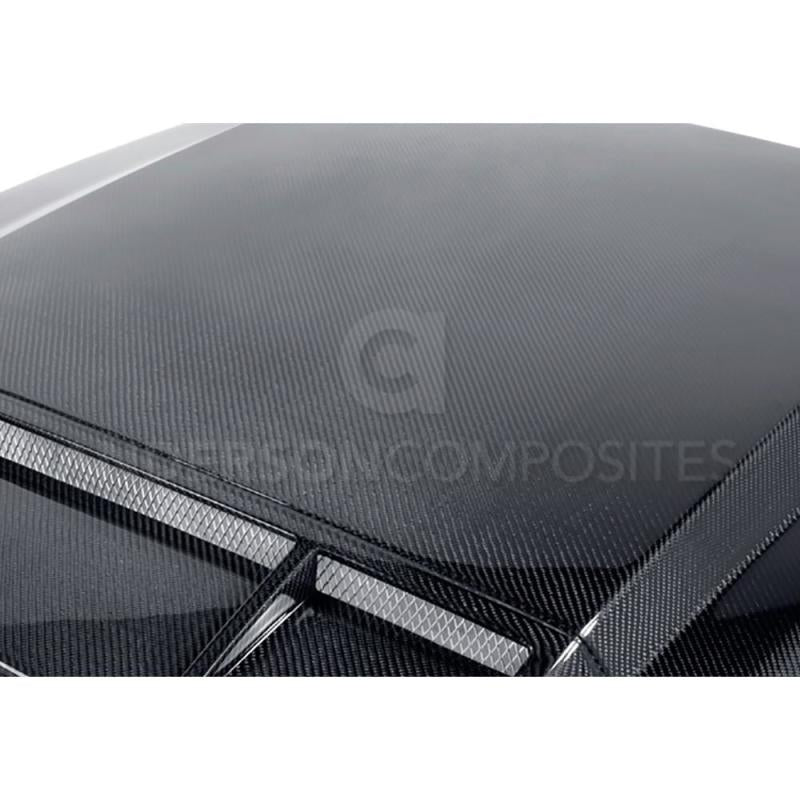 Anderson Composites 10-14 Ford Mustang/Shelby GT500 and 2013-2014 GT/V6 Ram Air Type-CR Hood - Burkken Auto Parts