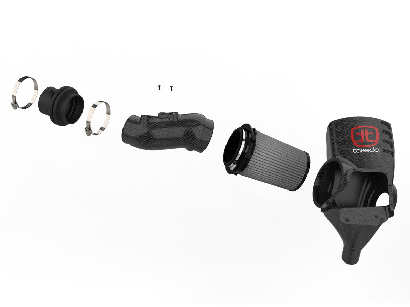 aFe Air Intake System Pro Dry S 17-19 Honda Civic Type R I4-2.0L (t) - Burkken Auto Parts
