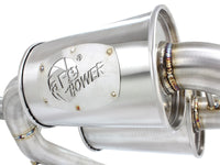 aFe MACHForce XP SS-304 Polish Tip 2.5in Dia Axle Back Exhaust 12-15 BMW 335i (F30) 3.0L (t) - Burkken Auto Parts