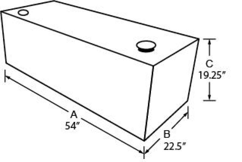 Tradesman Steel Full Size Rectangular Liquid Storage Tank - White - Burkken Auto Parts