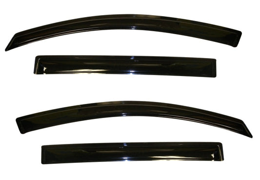 AVS 11-16 Kia Sportage Ventvisor Outside Mount Window Deflectors 4pc - Smoke - Burkken Auto Parts