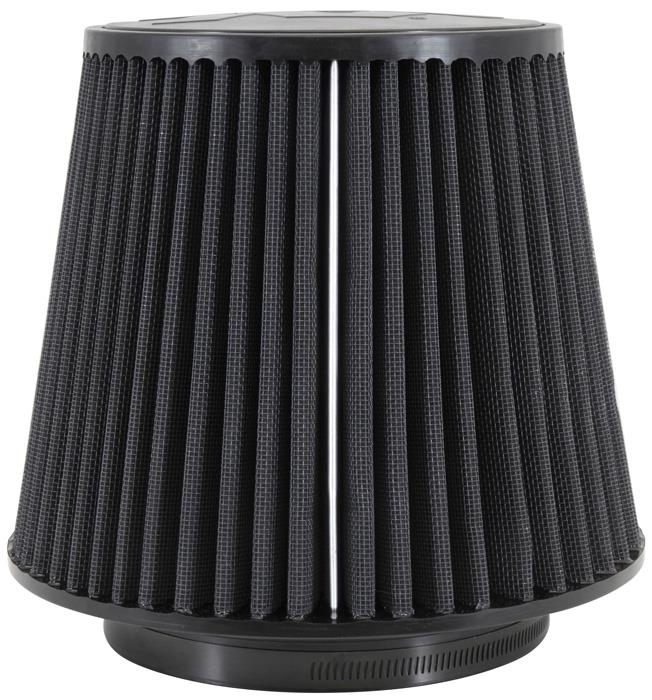 K&N Universal Rubber Filter-Round Tapered 6in Flange ID x 9in Base OD x 6.625in Top OD x 7.5in H - Burkken Auto Parts