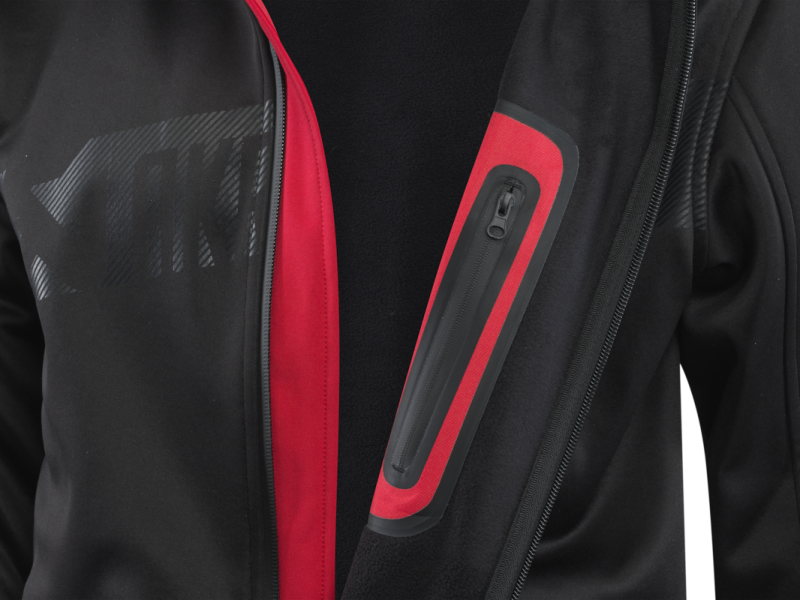 Akrapovic Mens Corpo Softshell Jacket Black - M - Burkken Auto Parts