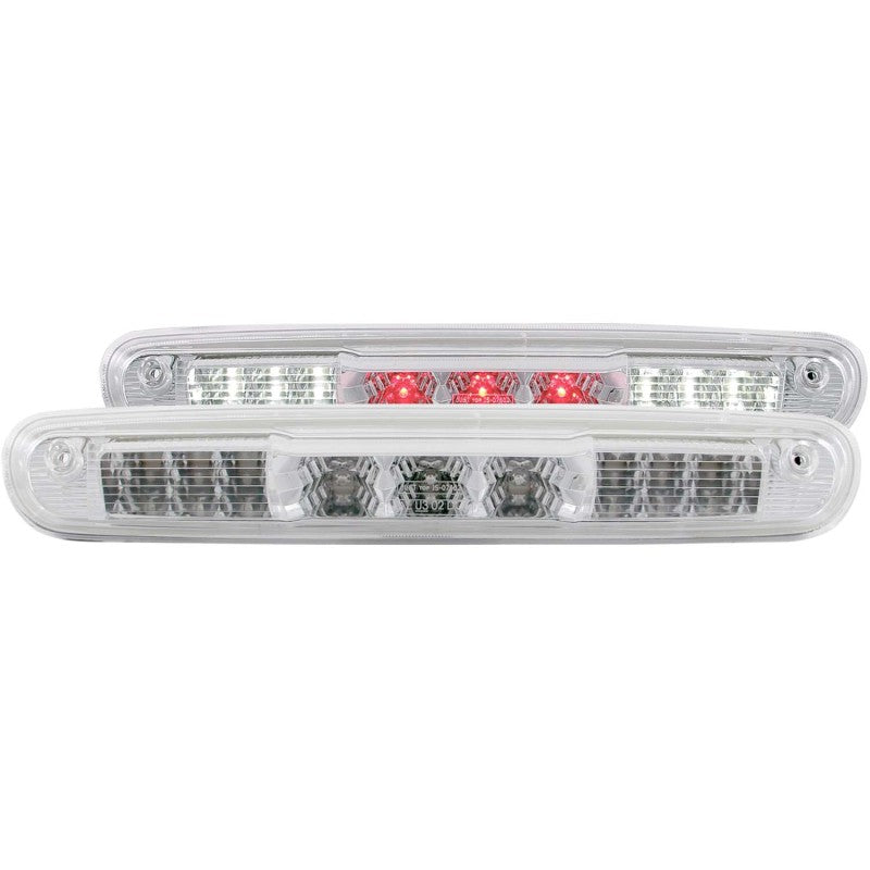 ANZO 2007-2013 Chevrolet Silverado 1500 LED 3rd Brake Light Chrome B - Series - Burkken Auto Parts