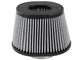 aFe MagnumFLOW Pro DRY S Intake Replacement Filter 3.5in F 9x6.5in B 6.75x5.5in T 5.375in H - Burkken Auto Parts