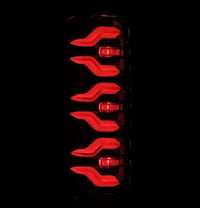 AlphaRex 87-96 Ford Bronco/F-150 Luxx-Series LED Tail Lights - Alpha-Black - Burkken Auto Parts