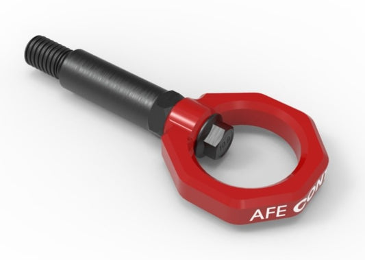 aFe Control Front Tow Hook Red BMW F-Chassis 2/3/4/M - Burkken Auto Parts