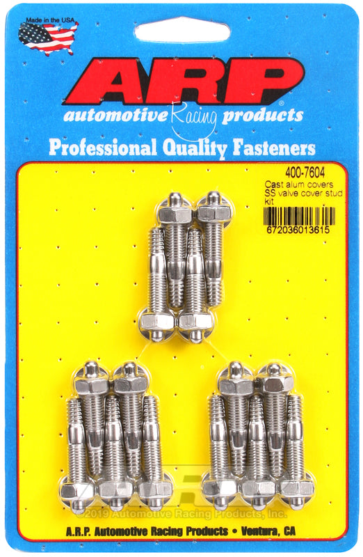 ARP Cast Alum Covers SS Valve Cover Stud Kit - Burkken Auto Parts