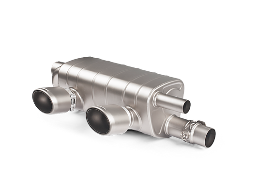 Akrapovic 16-17 Porsche 911 Carrera S/4/4S/GTS (991.2) Slip-On Line (Titanium) w/ Titanium Tips - Burkken Auto Parts