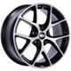 BBS SR 17x7.5 5x112 ET45 Satin Black Diamond Cut Face Wheel -82mm PFS/Clip Required - Burkken Auto Parts