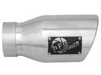 aFe MACH Force-Xp 3in Inlet x 4-1/2in Outlet x 9in Length 304 Stainless Steel Exhaust Tip - Burkken Auto Parts