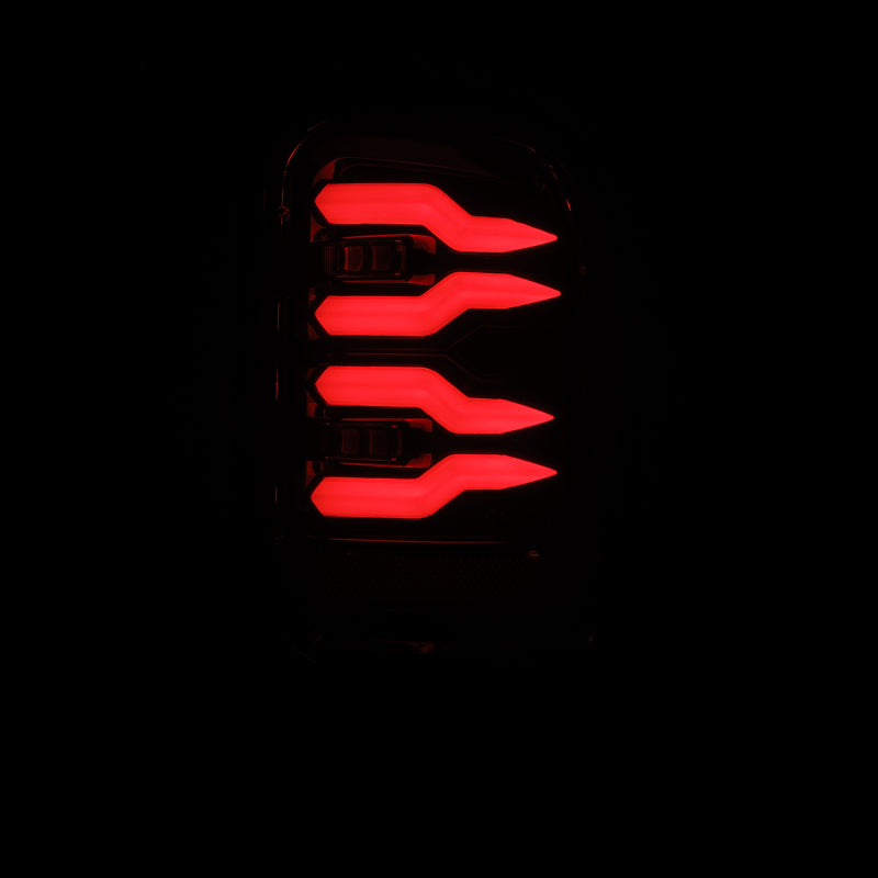 AlphaRex 94-01 Dodge Ram 1500/2500/3500 LUXX-Series LED Tail Lights - Alpha-Black - Burkken Auto Parts